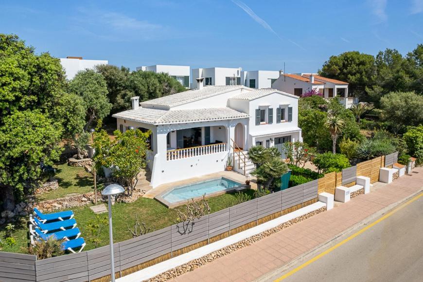 S'Auba Villa Exclusiva Con Piscina Privada De Agua Salada Y Horno De Pizza Es Mercadal Esterno foto