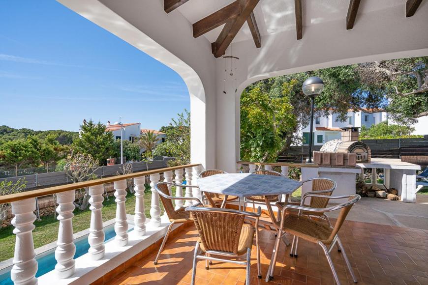 S'Auba Villa Exclusiva Con Piscina Privada De Agua Salada Y Horno De Pizza Es Mercadal Esterno foto