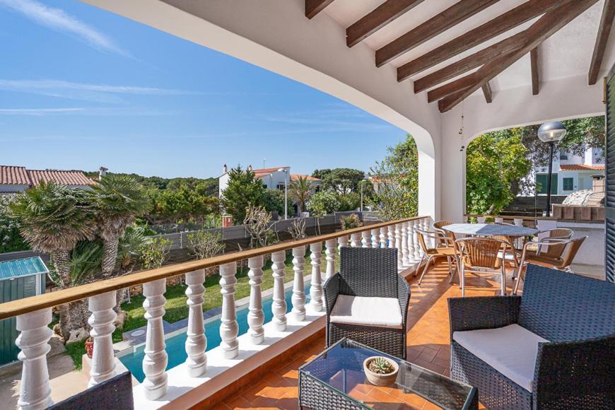 S'Auba Villa Exclusiva Con Piscina Privada De Agua Salada Y Horno De Pizza Es Mercadal Esterno foto