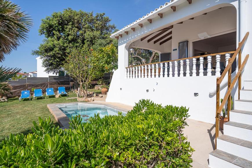 S'Auba Villa Exclusiva Con Piscina Privada De Agua Salada Y Horno De Pizza Es Mercadal Esterno foto